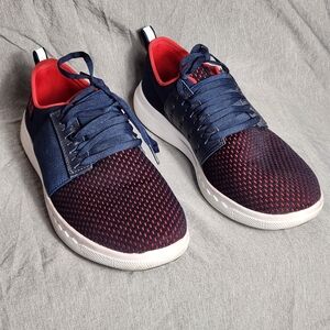 Under Armour Charged 24/7 2.0 Size 8 Men's Navy and Red Athletic Shoes